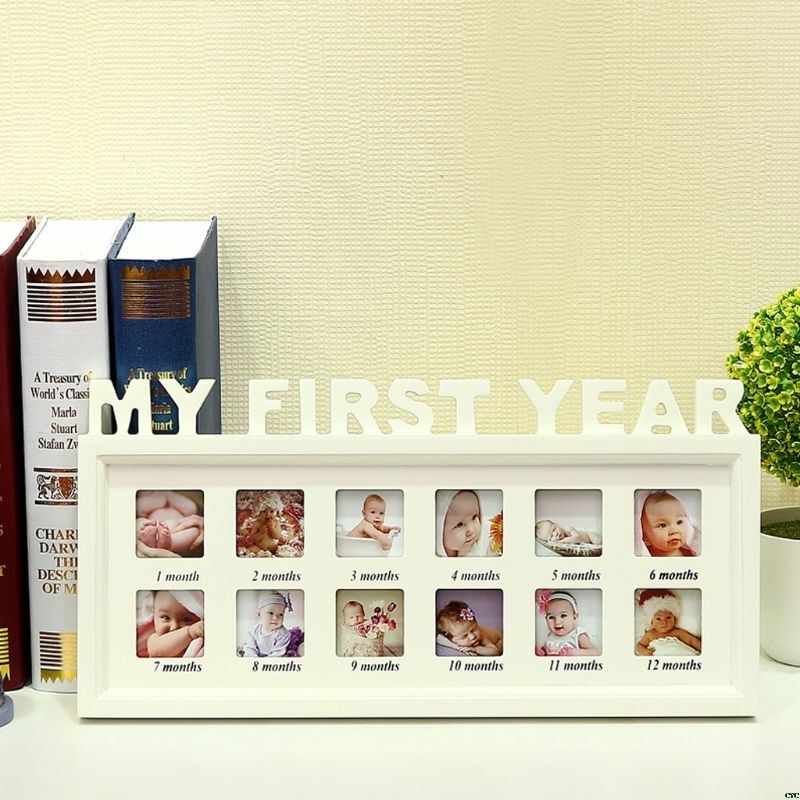 Baby First Year Photo Frame